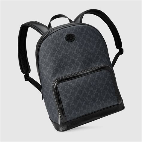 zaini gucci uomo per scuola|Zaino con Incrocio GG in Supreme nero .